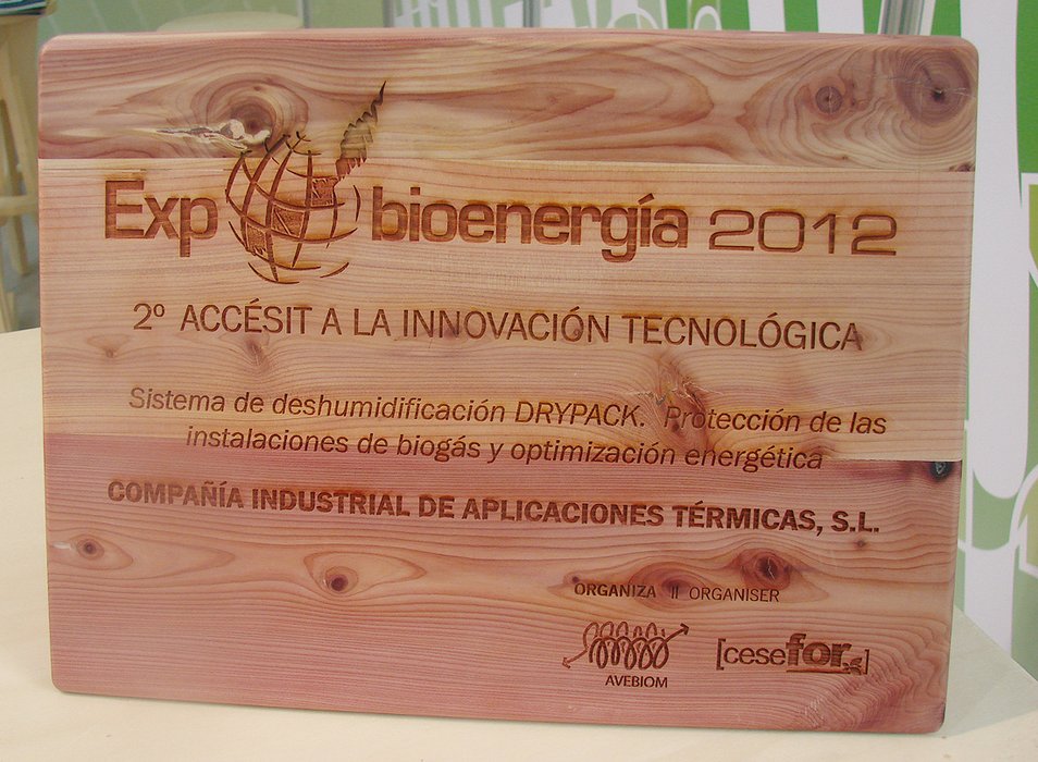 Drypack by CIAT was awarded at Expobioenergia